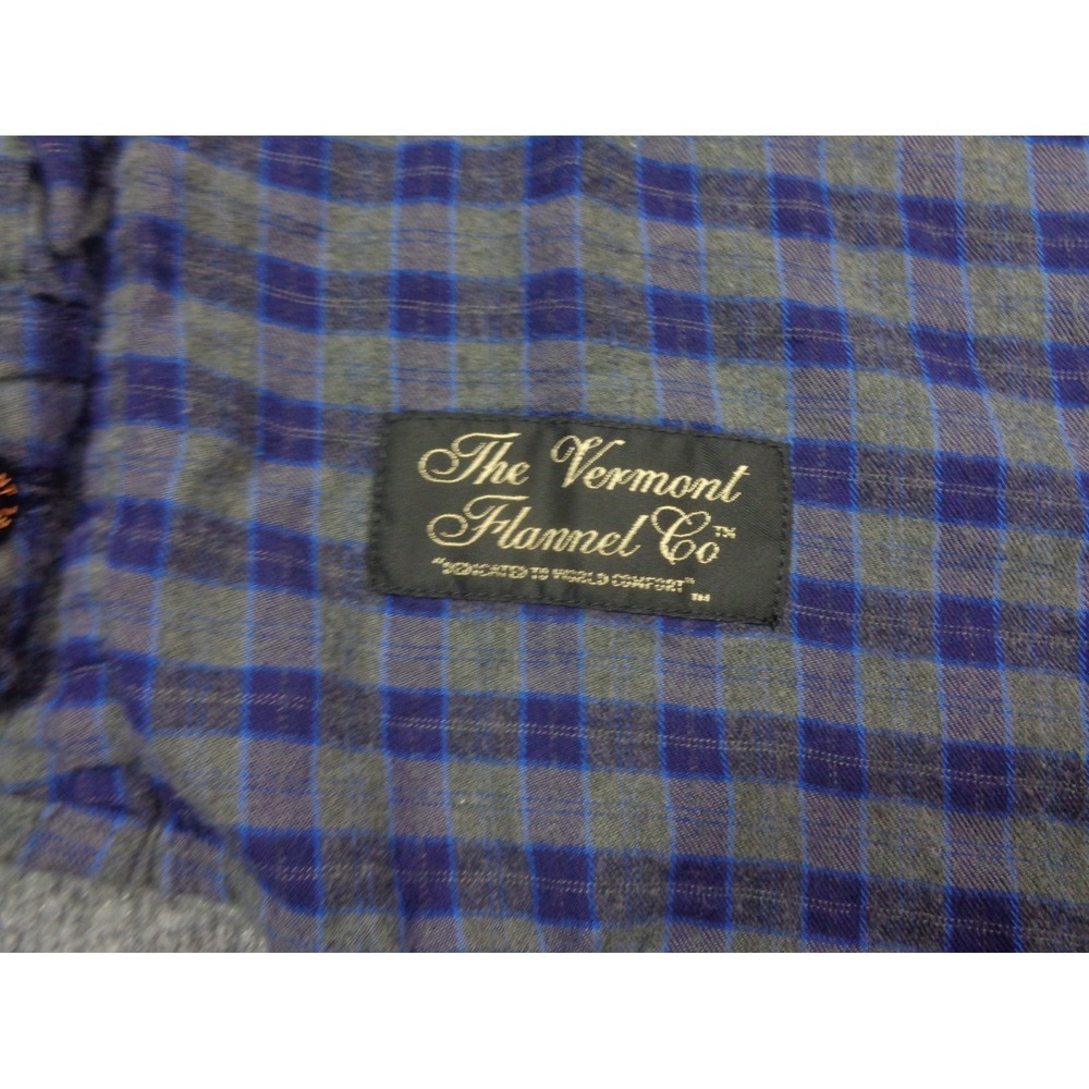 Blue Plaid Men's Casual Button Down Shirt - Picture 4 of 15
